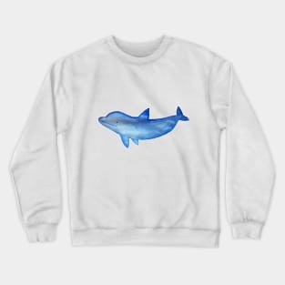 Cute watercolor dolphin Crewneck Sweatshirt